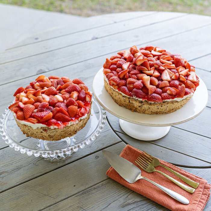 Pastel Mostachón de Fresas