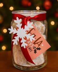 Frasco Navideño Besos de Nuez