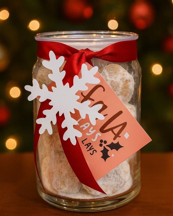 Frasco Navideño Besos de Nuez