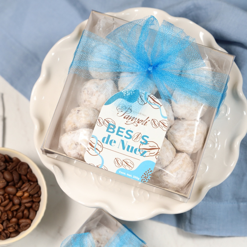 Galletas besos de nuez