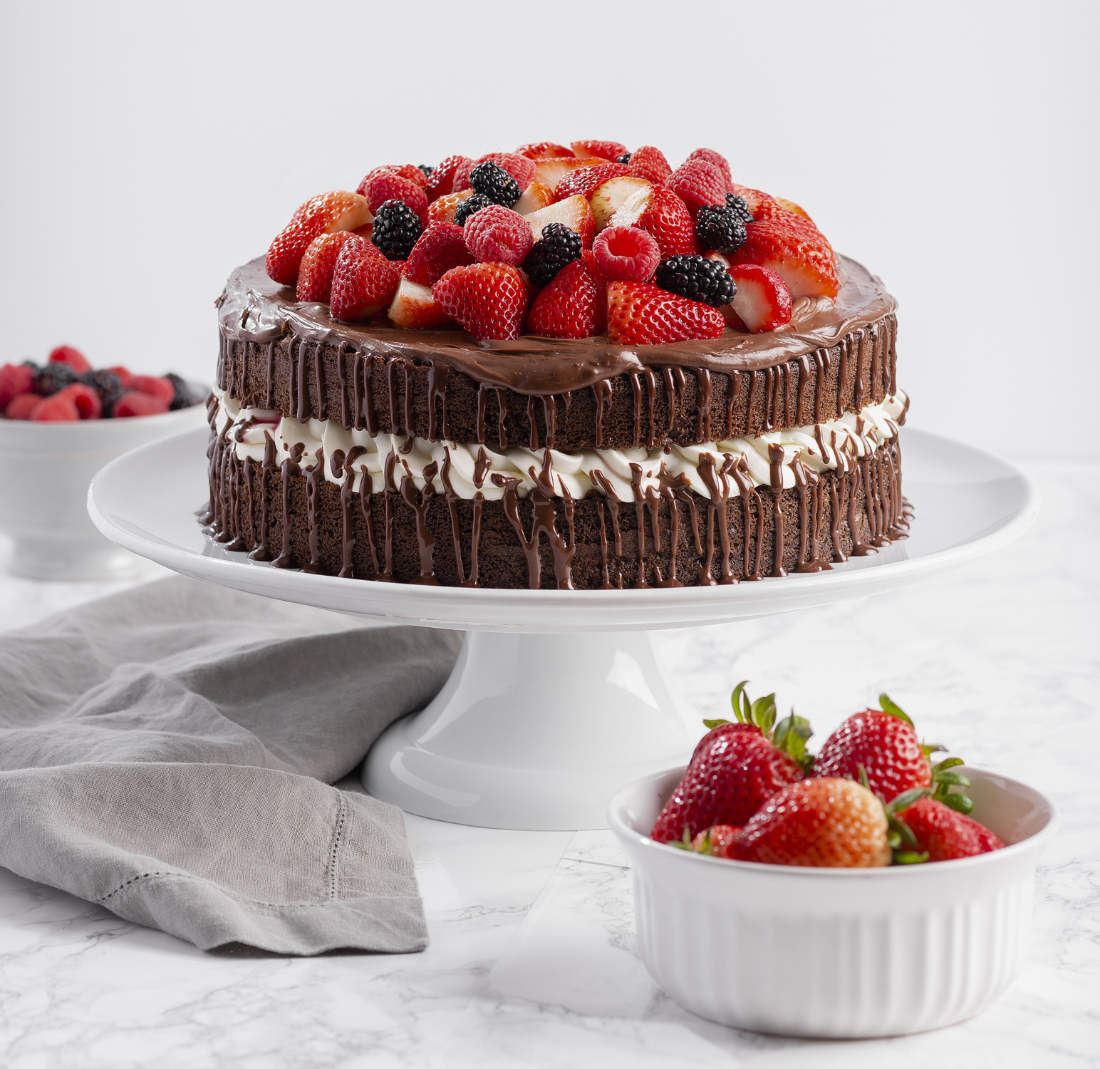 Pastel Chocoberrys Mediano