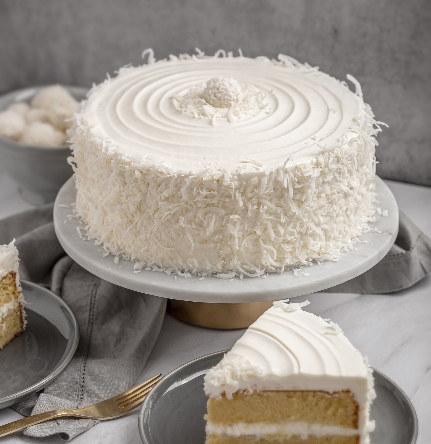 Pastel Ángel de coco