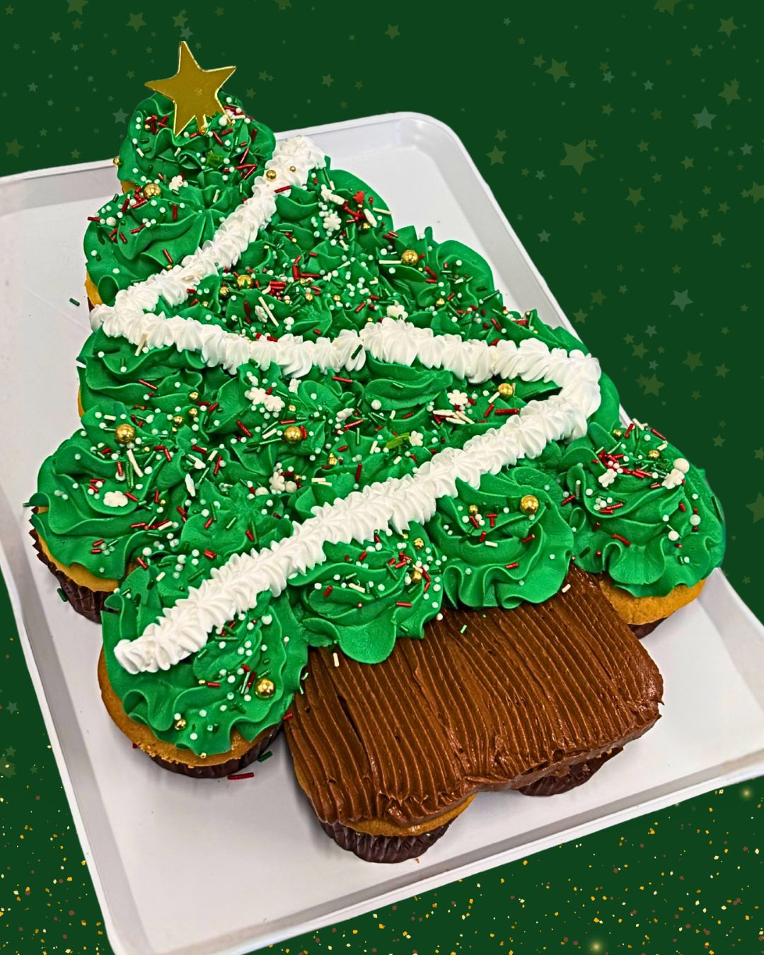 Pino de Navidad de quequitos