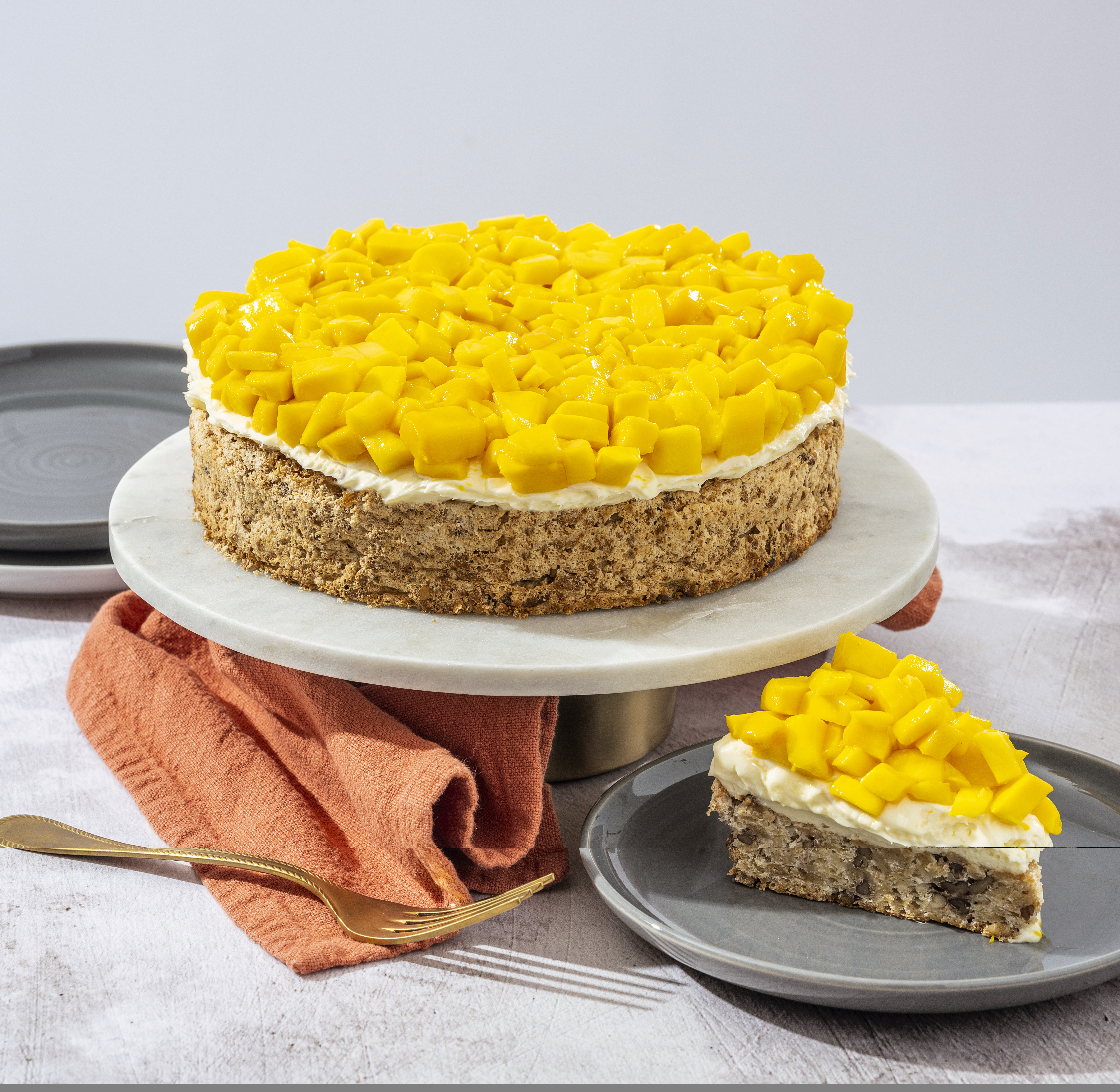 Pastel Mostachón de Mango