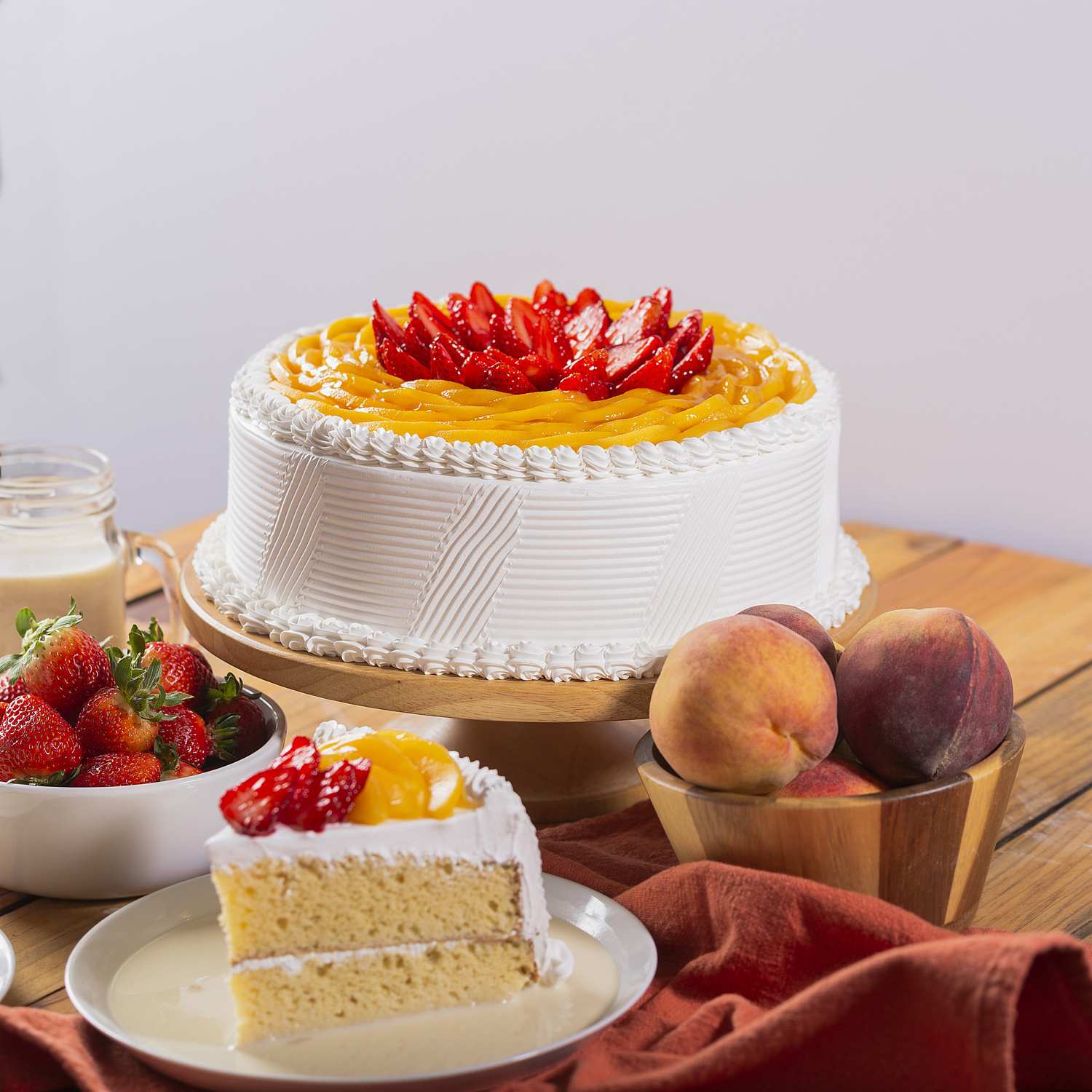 Pastel Tres Leches de Frutas