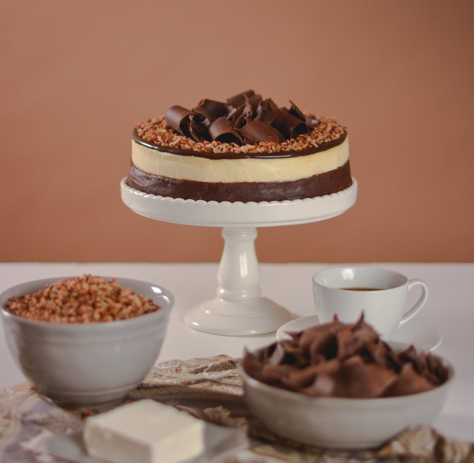 Pay de Brownie con Queso