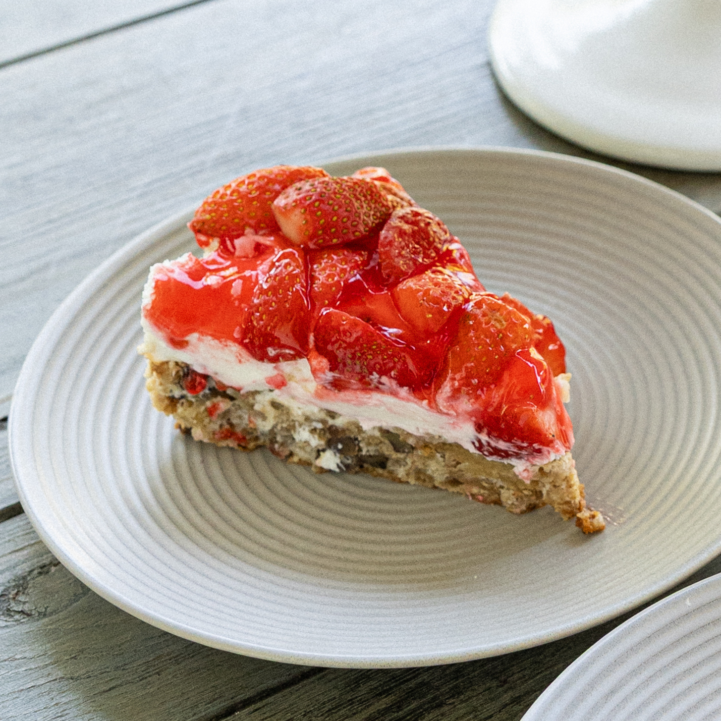 Pastel Mostachón de Fresas