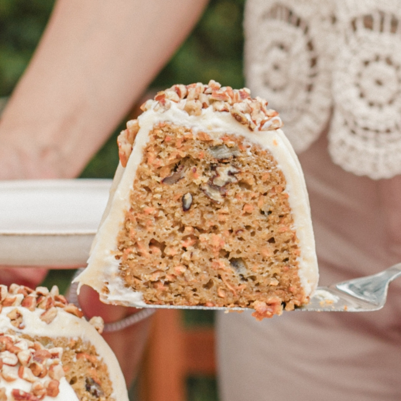 Pastel en Rosca de Zanahoria